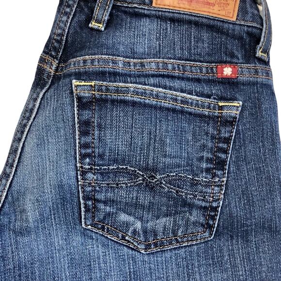 Lucky Brand Relaxed Fit Easy Rider Jeans Timeless Bootcut Style Dark Wash Denim - Picture 4 of 16